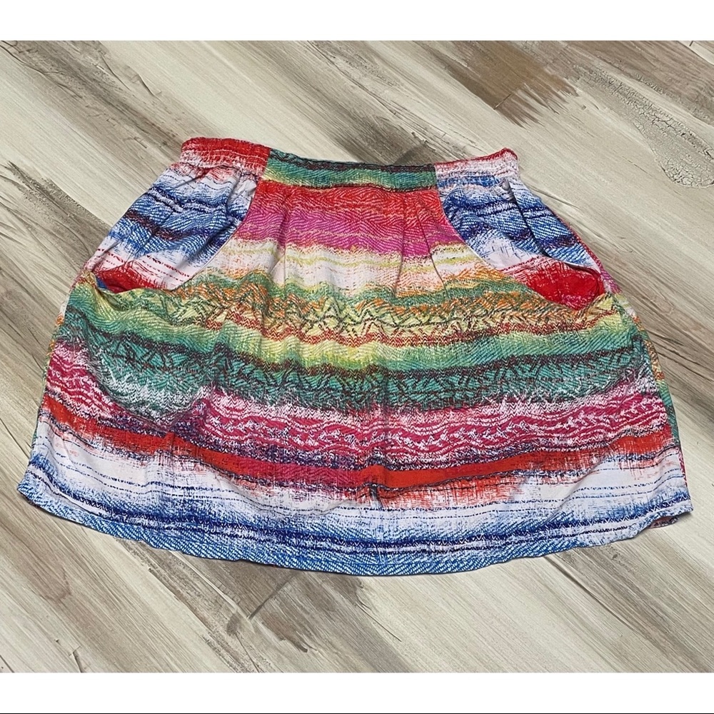 American Rag Lightweight Mini Skirt Multicolor Size M